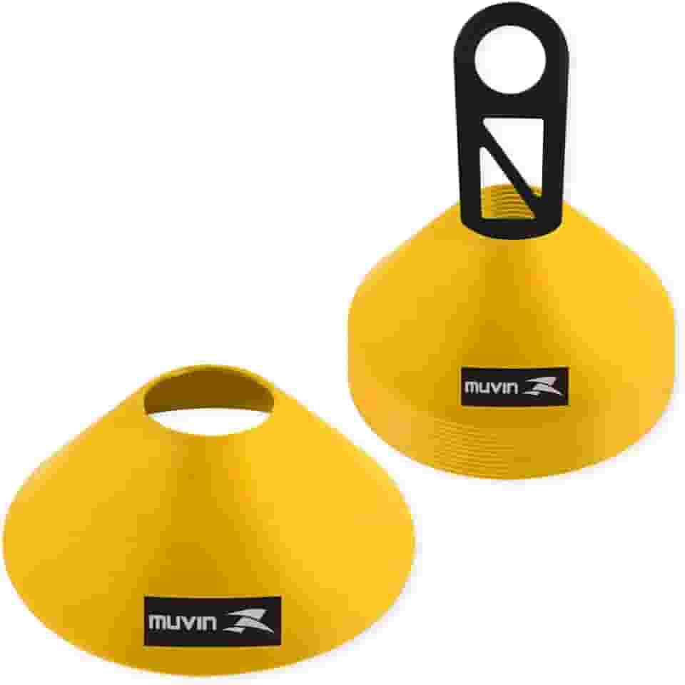 Half Cone de Marcação de Plástico - Kit com 12 - Muvin - Mtf-21100