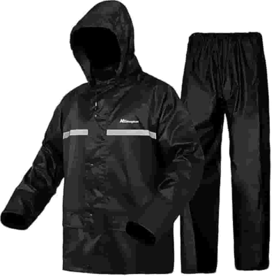 Capa de Chuva Motoqueiro Impermeável – Conjunto Completo com Jaqueta e Calça, PVC Reforçado, Ajuste Rápido, Leve e Durável – Ideal para Motociclistas e Ciclistas