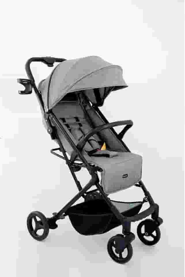 Carrinho de bebê Kira 0 a 15KG cinza - Galzerano