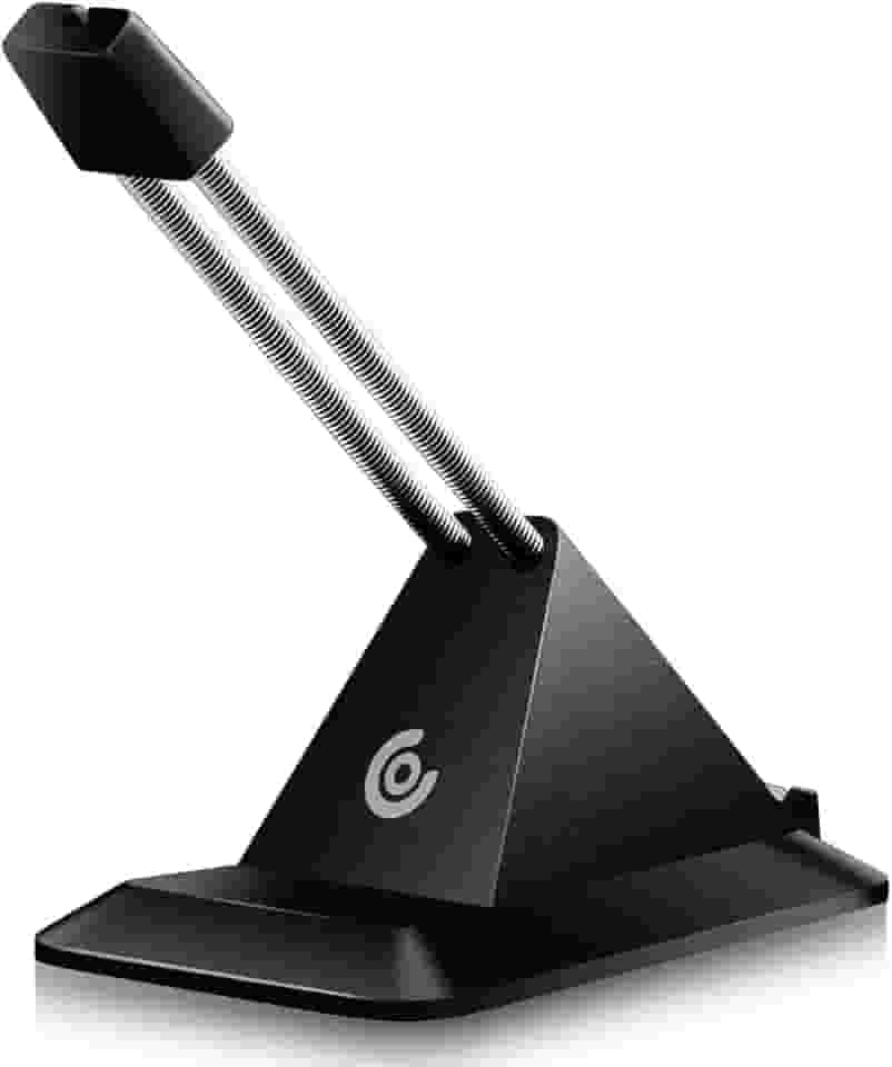 CASETHRONE Gerenciamento de cabos de mouse para jogos V2, dispositivo aBell Mouse Bungee V2 para jogos FPS de esportes (preto)