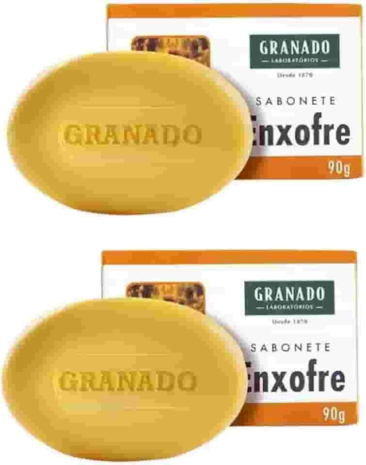 2 Sabonete em Barra Enxofre 90g