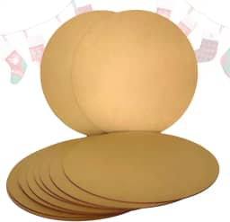 Kit 12 Sousplat em Mdf Cru Tapete de Mesa Porta Pratos 35cm