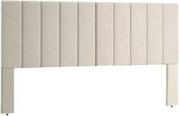 Cabeceira Estofada Cama Box Casal 140 cm Carla - Bege