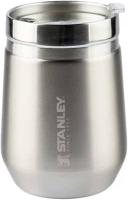 Stanley - Copo Térmico Everyday, 296ml, para Bebidas Quentes e Frias com Tampa, Stainless Steel