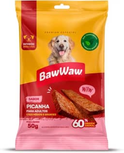 Bifinho Baw Waw para Cães Sabor Picanha 50g