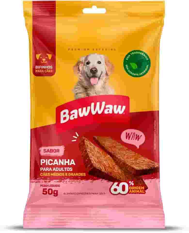Bifinho Baw Waw para Cães Sabor Picanha 50g