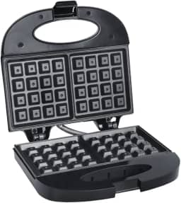 Máquina de Waffle Grill 110v Antiaderente 750w Liége Preta