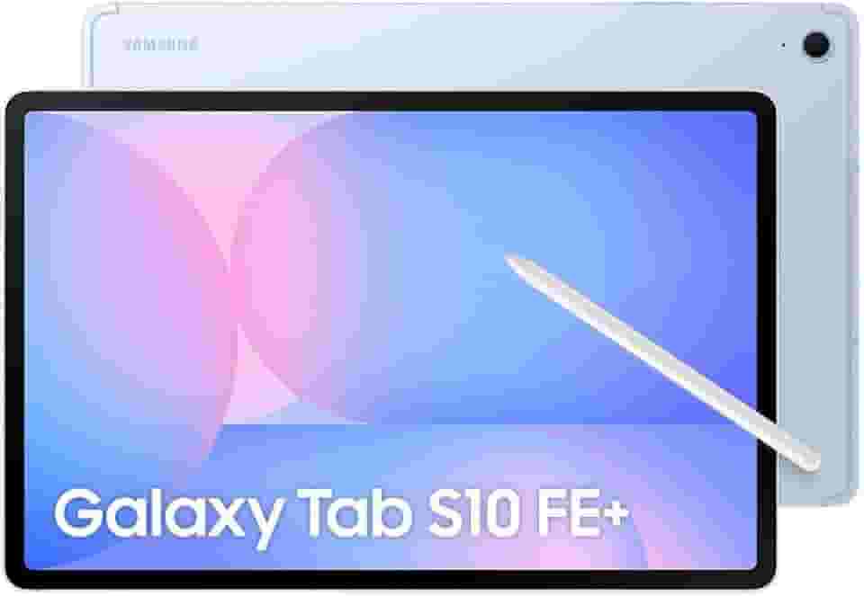Samsung Tablet Galaxy Tab S10 FE+ 5G, Azul, 128GB, 8GB, Tela 13.1" 90Hz, S Pen e Capa Inclusas