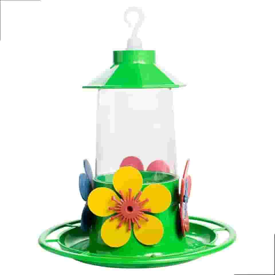 Bebedouro Para Beija Flores Colibri 250 Ml Poleiros Bandeja