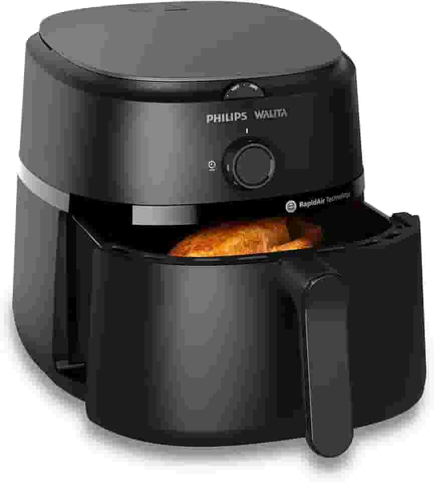 Fritadeira Airfryer Série 1000 XL, Philips Walita, 4,2 litros, Tecnologia RapidAir, Preta, 2 anos de garantia, 220v - NA120/09
