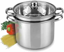 Espagueteira Cuori Itália E Cozedor De Legumes Inox 7litros