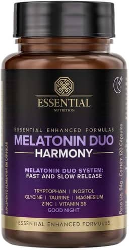 Melatonina Harmony 120Caps - Essential Nutrition