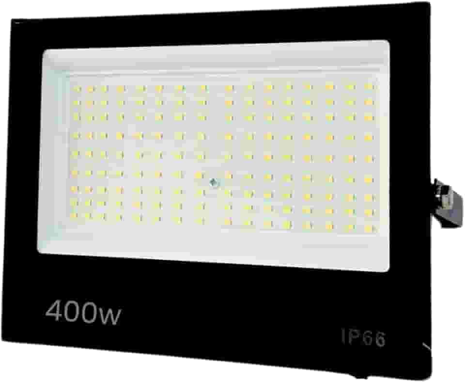 Refletor LED 400W à Prova D'Água, Holofote Branco Frio 6500k