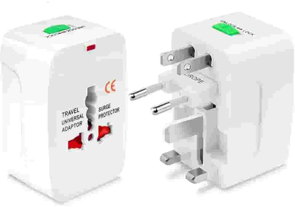 Adaptador Universal Tomada Bivolt Para Viagem Padrão Internacional 150 países EUA, UK, JP, AU, EU - TYDA
