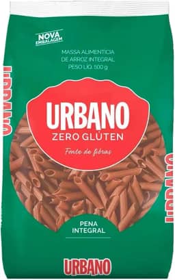 Macarrão de Arroz Integral Penne Urbano 500g