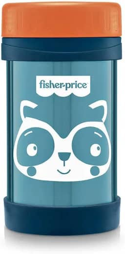 Pote Térmico Aço Inox Ho e Cold Fisher Price Blueberry BB1090