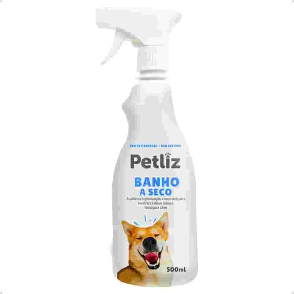 Banho a Seco 500ml Sem Enxágue Pet Shop Banho e Tosa Cachorro e Gato - Petliz