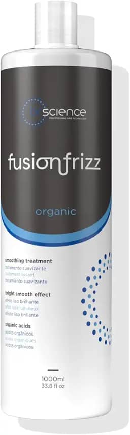 Fusionfrizz Organicplastia Escova Progressiva 1L - Alisamento Natural, Sem Formol, Redução de Volume, Hidratação, Brilho e Reconstrução Capilar Profunda (1000 ml)