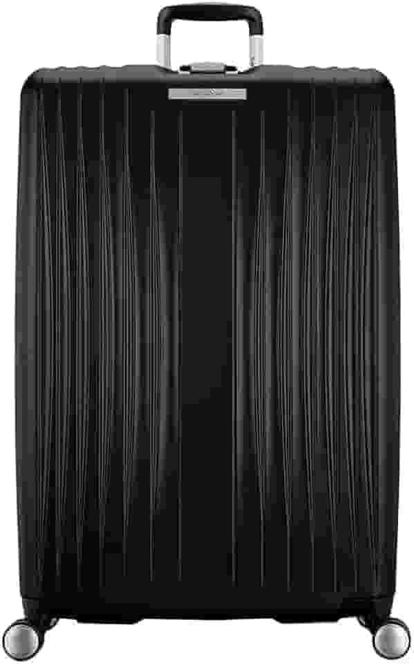 Mala de Viagem Quartz Preta Grande Expansível