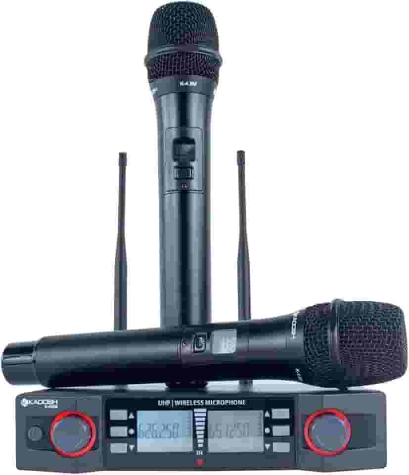 Microfone sem fio uhf kdsw 402 m uhf (mão + mão)