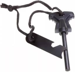 Pederneira Sobrevivencia Maciça De Magnésio Camping pesca Acampamento Pratico Compacta Acendedor