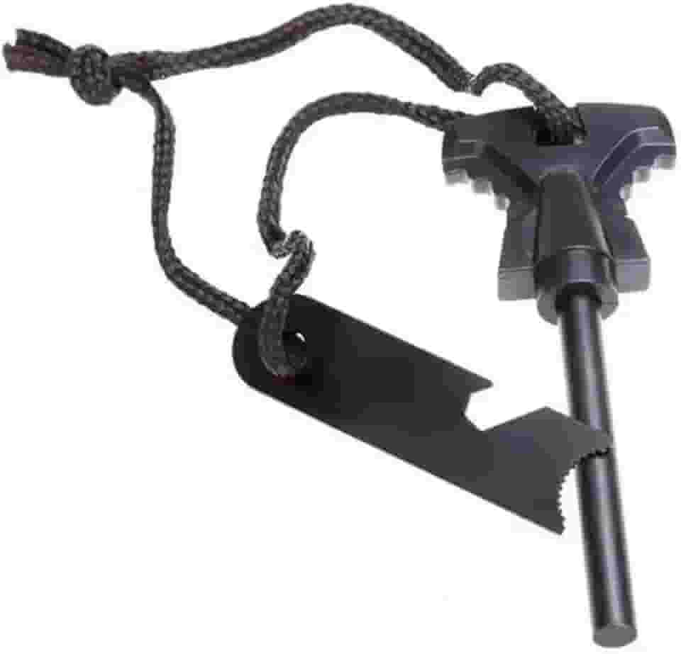 Pederneira Sobrevivencia Maciça De Magnésio Camping pesca Acampamento Pratico Compacta Acendedor