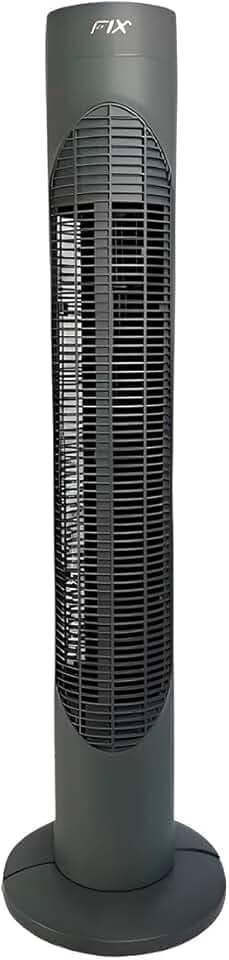 Ventilador Torre Silencioso, 86cm Altura, 3 Velocidades, Design Moderno, Base 16cm, 50W, 110V, Função Oscilante