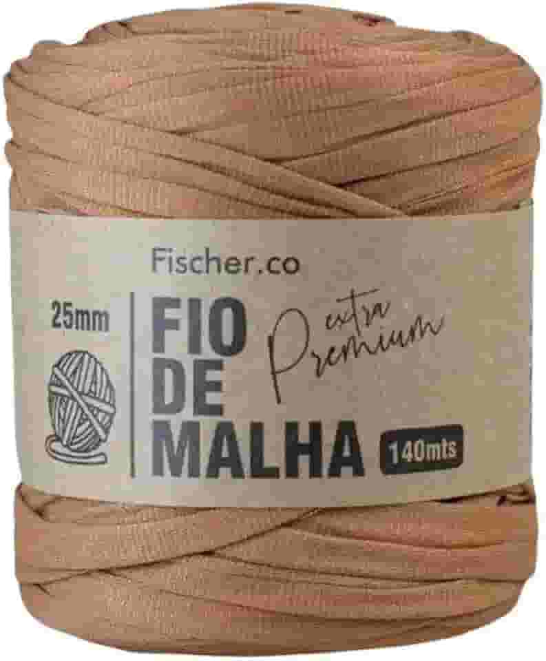 Fio de Malha Extra Premium Fischer 25mm x Rolo com 140m (18 CARAMELO)