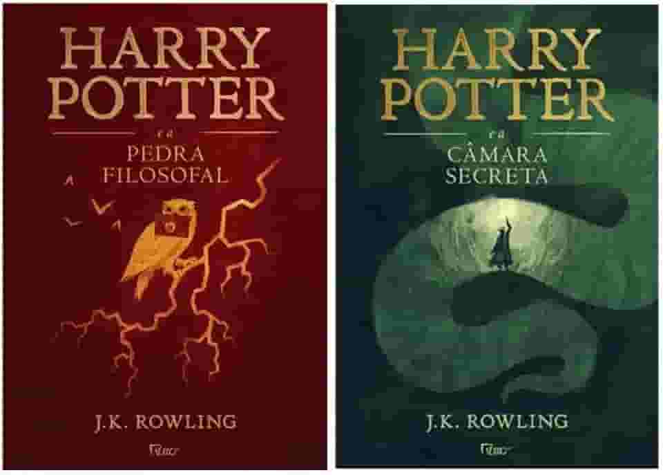 Harry Potter e a pedra filosofal + Harry Potter e a câmara secreta - CAPA DURA