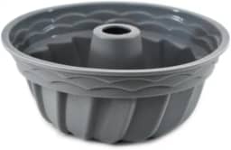 Forma de Silicone para Bolo Pudim Flan Gelatinas 20cm com Furo – Flexível e Colorida