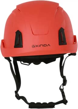 Milageto Capacete de construção Capacete de escalada Ventilação Capacete rígido ajustável Capacete de montanhismo para trabalho ao ar livre Espeleologia