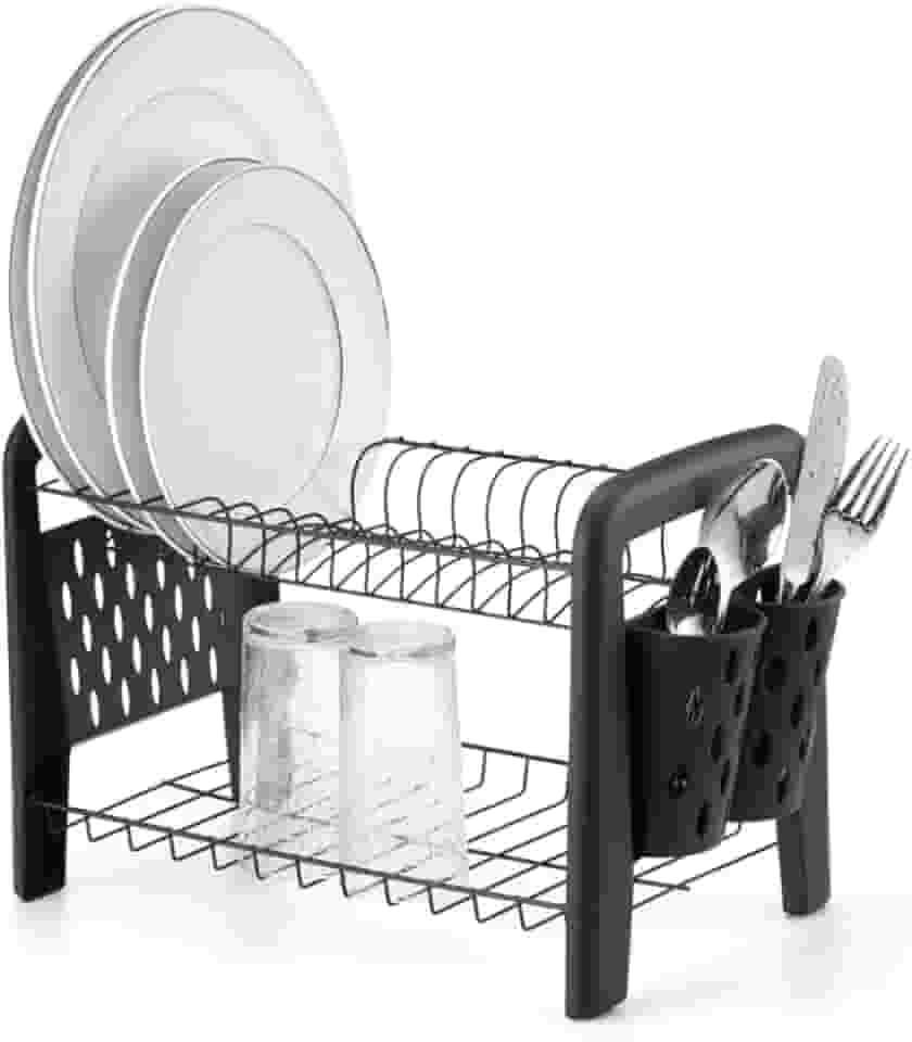 Escorredor Duplo Desmontável Black -ARTHI