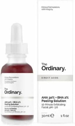 The Ordinary AHA 30% + BHA 2% Peeling Solution 30ml - Esfoliante Facial - Tratamento
