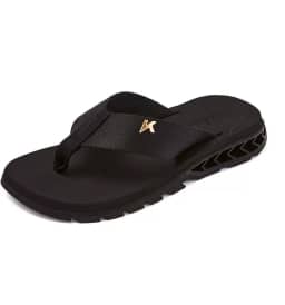 Sandália Kenner Masculina Rakka Preto/dourado Dbu-02-44