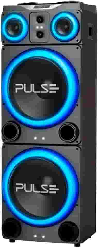 Caixa de Som Pulse Torre Double SP515 15 pol" LED Bluetooth- 3500w