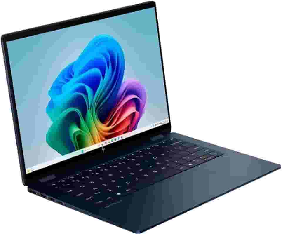 HP OmniBook X Flip 14 Ai Laptop, tela IPS Touch 2K de 14 polegadas, Intel Core Ultra 7 256V, 16GB LPDDR5x RAM, 1TB SSD, Intel Arc 140V 8GB, Copilot+ NextGen AI PC, teclado retroiluminado, Win 11, azul