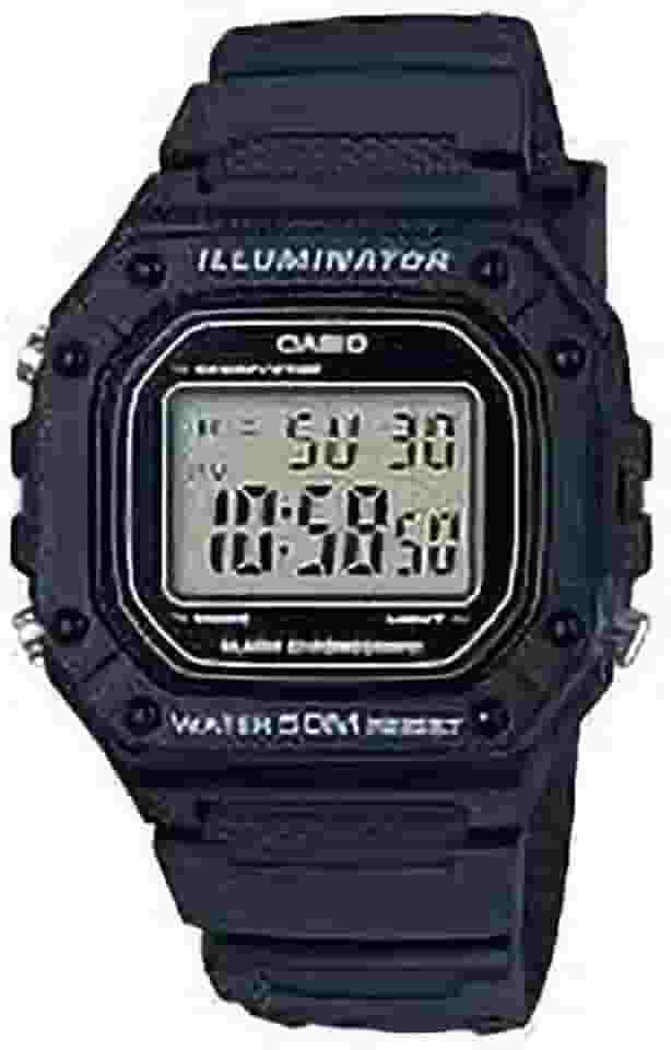 Relógio de Pulso Masculino Casio Digital Preto W-218H-1AVDF