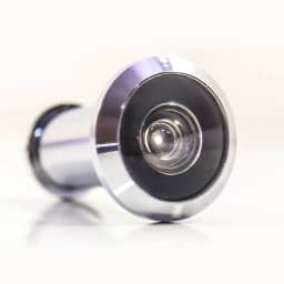 Olho Mágico Visão 200 Cromado Zamak Graus Visor de Porta Portas com Espessura de 33mm a 50mm