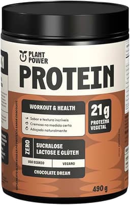 Proteína Vegana Chocolate Plant Power Protein - 490g