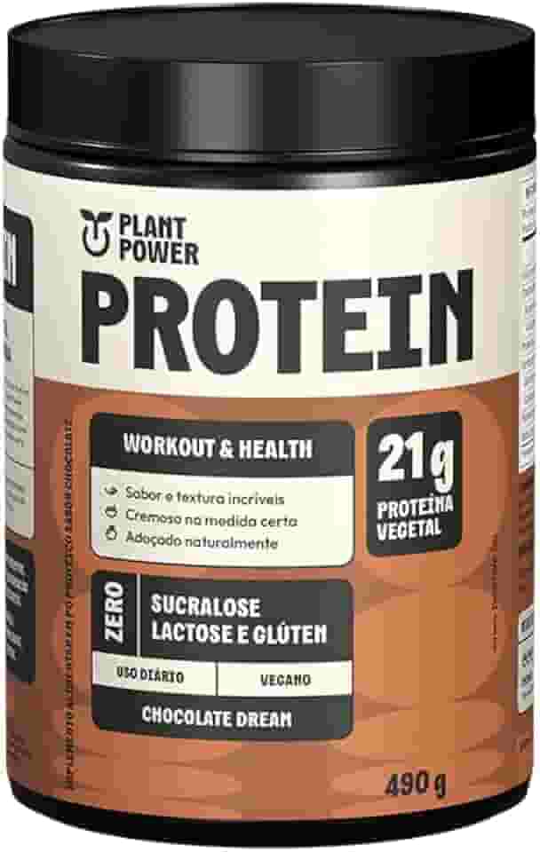 Proteína Vegana Chocolate Plant Power Protein - 490g