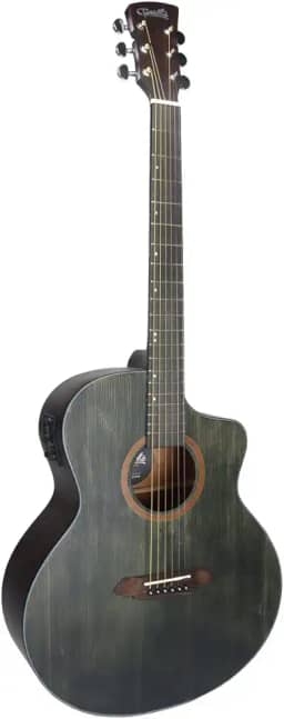 VIOLÃO ELÉTRICO CORAL 40' - TAMPO SOLIDO EM SPRUCE - DARK SPRUCE - EQ 3 BANDAS - VGAC1954DS40 - TONANTE