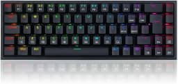 Teclado Mecânico Gamer Redragon Castor RGB K631-RGB ABNT2 Switch Redragon Marrom USB Removível, Preto - K631-RGB (PT-BROWN)