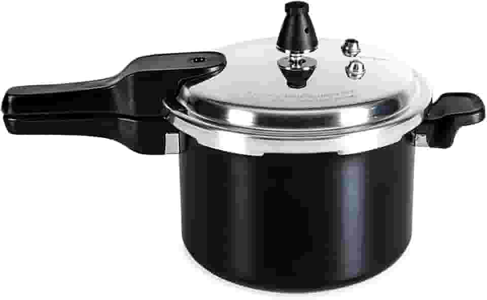 Brinox - Panela de Pressão Ceramic Life Super com Fundo de Indução 5,4L - Preto