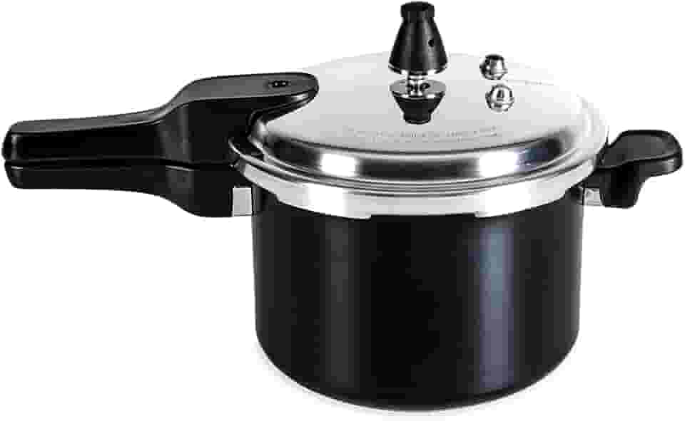 Brinox - Panela de Pressão Ceramic Life Super com Fundo de Indução 5,4L - Preto