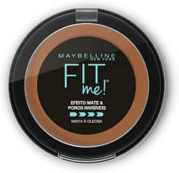 Maybelline NY Pó compacto Efeito Mate e Poros Invisíveis Fit Me Marrom Neutro N10