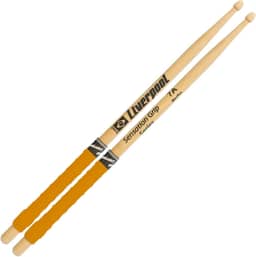Par de Baquetas de Bateria Liverpool Sensation Grip Series Laranja 7A Ponta de Madeira - EVA 7AML