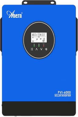 Inversor solar de 6000W 48V CC a 220-240 VCA, inversor de onda senoidal pura com controlador de carga MPPT