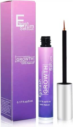 Sérum de cílios para crescimento de cílios, sérum que melhora os cílios com fórmula avançada volumizando cílios mais longos e mais grossos para olhos sensíveis (5 ml)