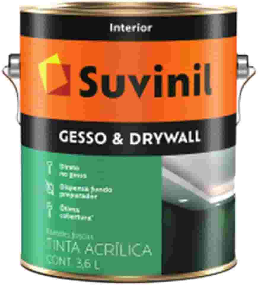 Complemento Suvinil para outras superficies Gesso e Drywall 3,6Lt - Branco - 50508911