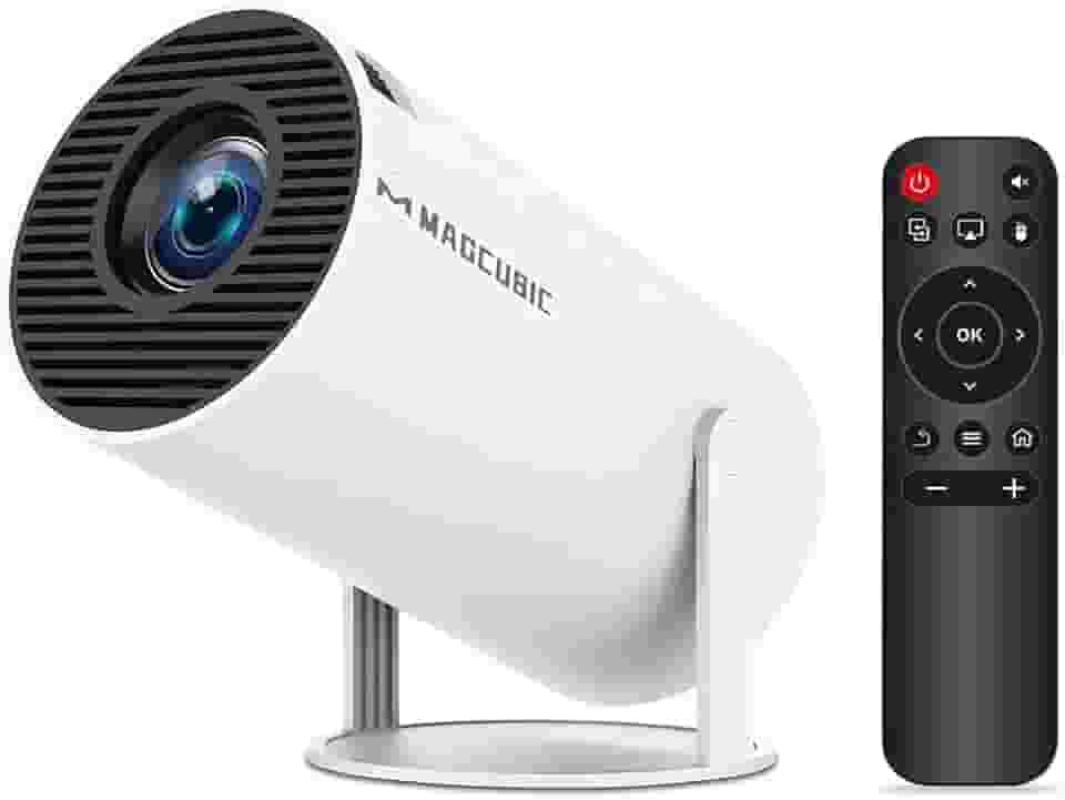 Magcubic Mini Projetor Portátil Com Android 11, 4K 1080P Full HD 200ANSI 8000L, WiFi 5G Bluetooth 5.0, Cinema 180° Rotativo Para TV Stick